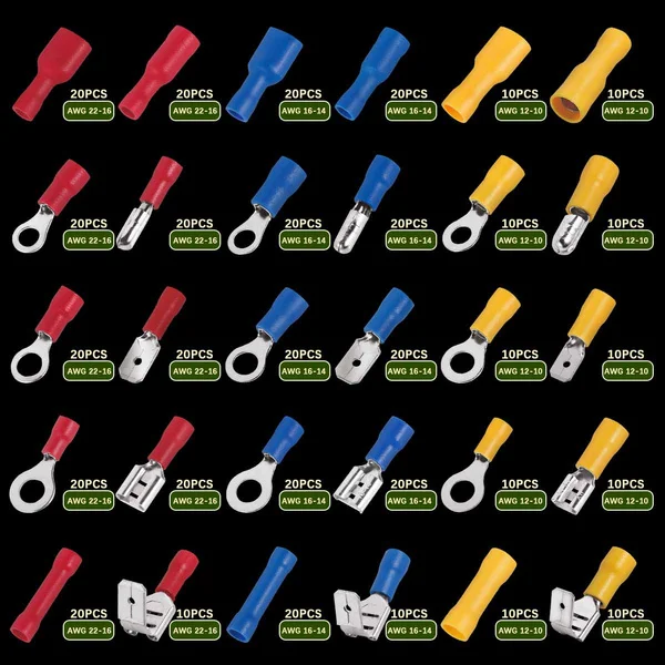 280/480/1200PCS Assorted Wire Crimp Terminals Electrical Connectors Kit Or 1PC Crimper | Обустройство дома