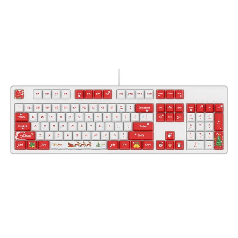 

Wired Mechanical Keyboard 104 Keys Gaming Office Keyboard Computer Laptop Parts