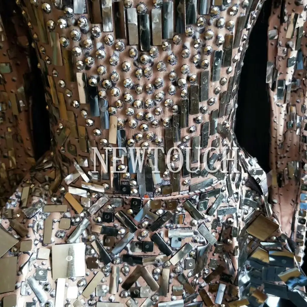 

High end Rhinestone sequins Big Stretch Dress Women's Evening Party Wear Sequin Dress Prom Birthday Celebrate Outfit Sexy Dres