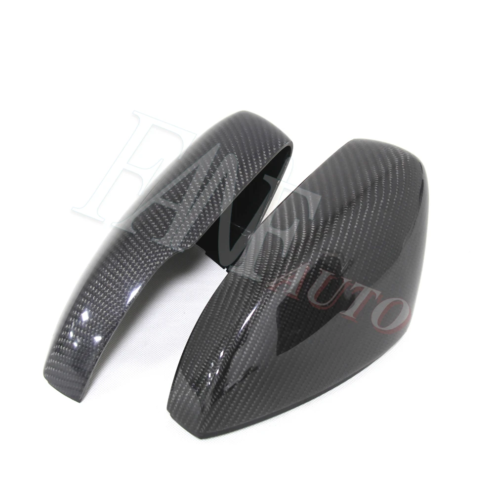 Чехол для бокового зеркала заднего вида из настоящего углеродного волокна Volkswagen