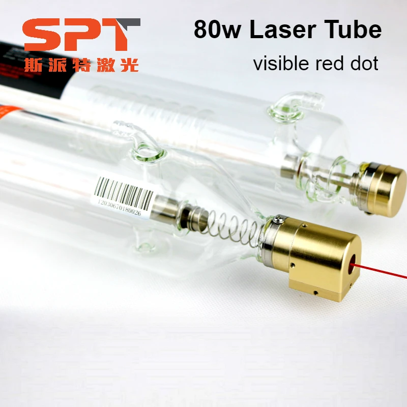 Оптовая продажа с фабрики Цена CO2 лазерная трубка 80 Вт Видимый лазер|Запчасти для