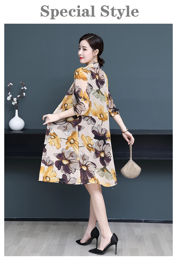 TingYiLi Women Printed Kimono Cardigan Summer Button Up Long Sleeve Boho Shirt Long Floral Chiffon Blouse Top Ladies Plus Size womens shirts and blouses