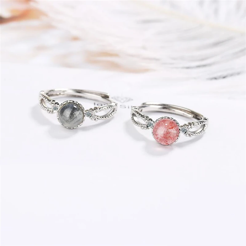Женские открытые кольца SRI394 серебристые с изменяемым размером эффектом памяти