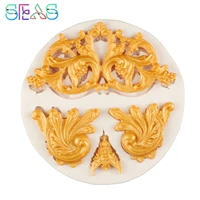 art lace molds pastry silicone mold baking molds silicone mold for 3d desserts tools fondant molds colorful soft dessert
