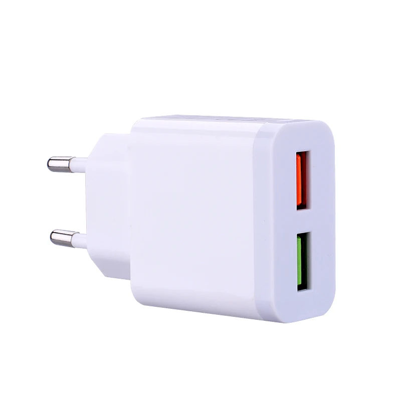 Дорожное зарядное устройство с 2 USB портами и кабелем micro usb длиной 1 м для Samsung Galaxy a6