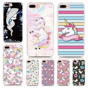 For Oneplus Nord 2 5G Z N10 200 CE 5G N100 9R 9 8 Pro Soft Tpu Silicone Case Unicorn Rainbow Back Cover Protective Phone Case