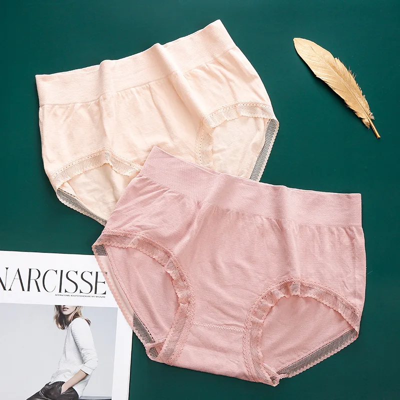 

913 # хорошие большие эластичные ткани, а не мясо ~ высокая талия, живот, большие размеры, женское нижнее белье, трусы для полных мм, шорты