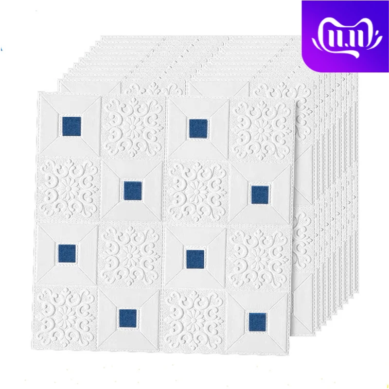 

3D Brick Ceiling Wall Stickers Roof Ceiling Decoration Stickers for Living Room Bedroom TV Background Stickers Room Decoration