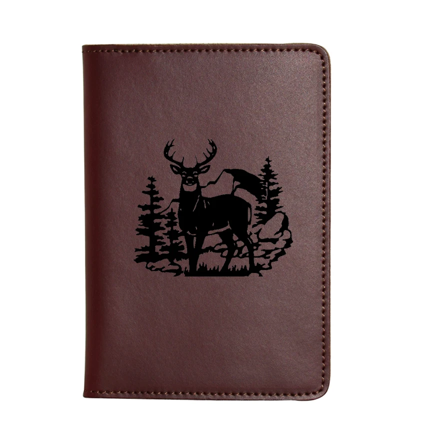 Модный чехол для паспорта с изображением оленя диких животных держатель карт