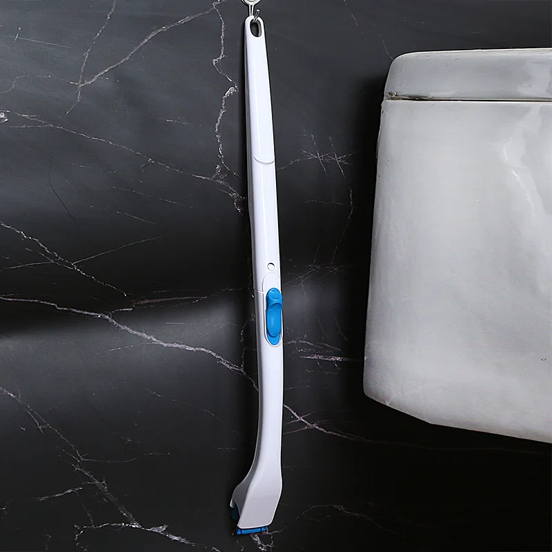 Одноразовая щетка для унитаза можно выбросить без мертвых углов туалет с