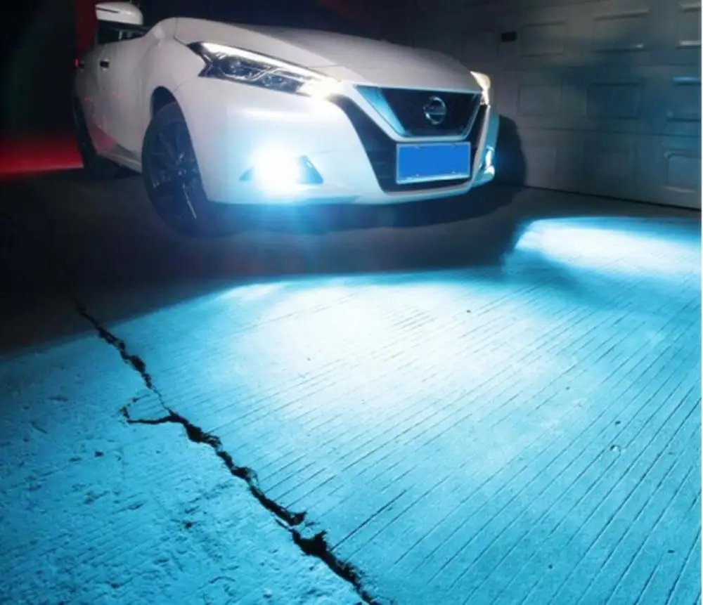 Супер brillante H11 светодиодный Faros antiniebla 2000 lumenes Azul hielo Bombilla H11LL H8LL H8 H16 | Автомобили и
