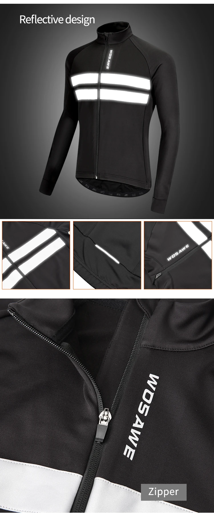 Велосипедная куртка зимняя Флисовая теплая Светоотражающая велосипедная одежда