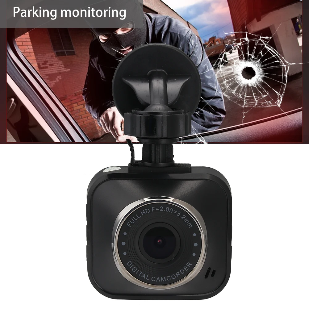 HD Front Camera Dash Cam DVR Recorder With Parking Monitoring Built-in Wifi |