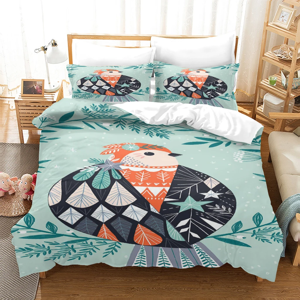 

3D Luxury Duvet Cover Set Comforter Bedding Set Double King Queen Double Single Size Black Cartoon Design Custom Bedclothes