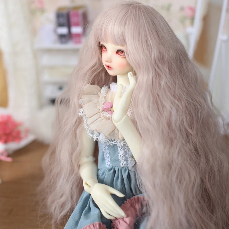 1/3 1/4 1/6 Bjd SD кукла парик высокая температура провода длинные волнистые для BJD супер