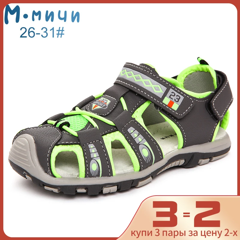 Ммичи сандали для малышей мальчика детская пляжная обувь ортопедическая Детская