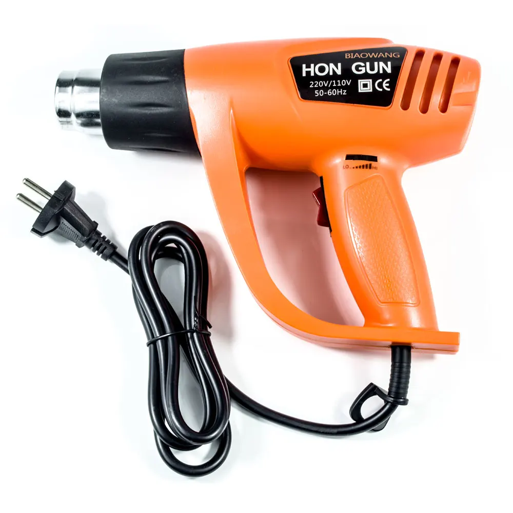Тепловой пистолет с регулируемой температурой 2000 Вт горячего воздуха для