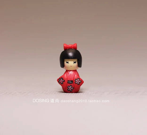 

Japanese Ancient Kimono Girl Doll Miniature Model Landscape Accessories Decoration Figurine Action Figures Scene Material Toys