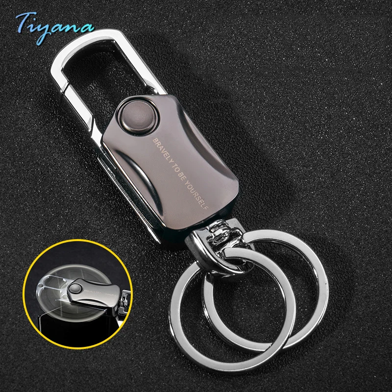 

Многофункциональный мужской поясной брелок с гироскопом на кончик пальца, кольцо для автомобильного ключа, женский рюкзак, индивидуальный ...