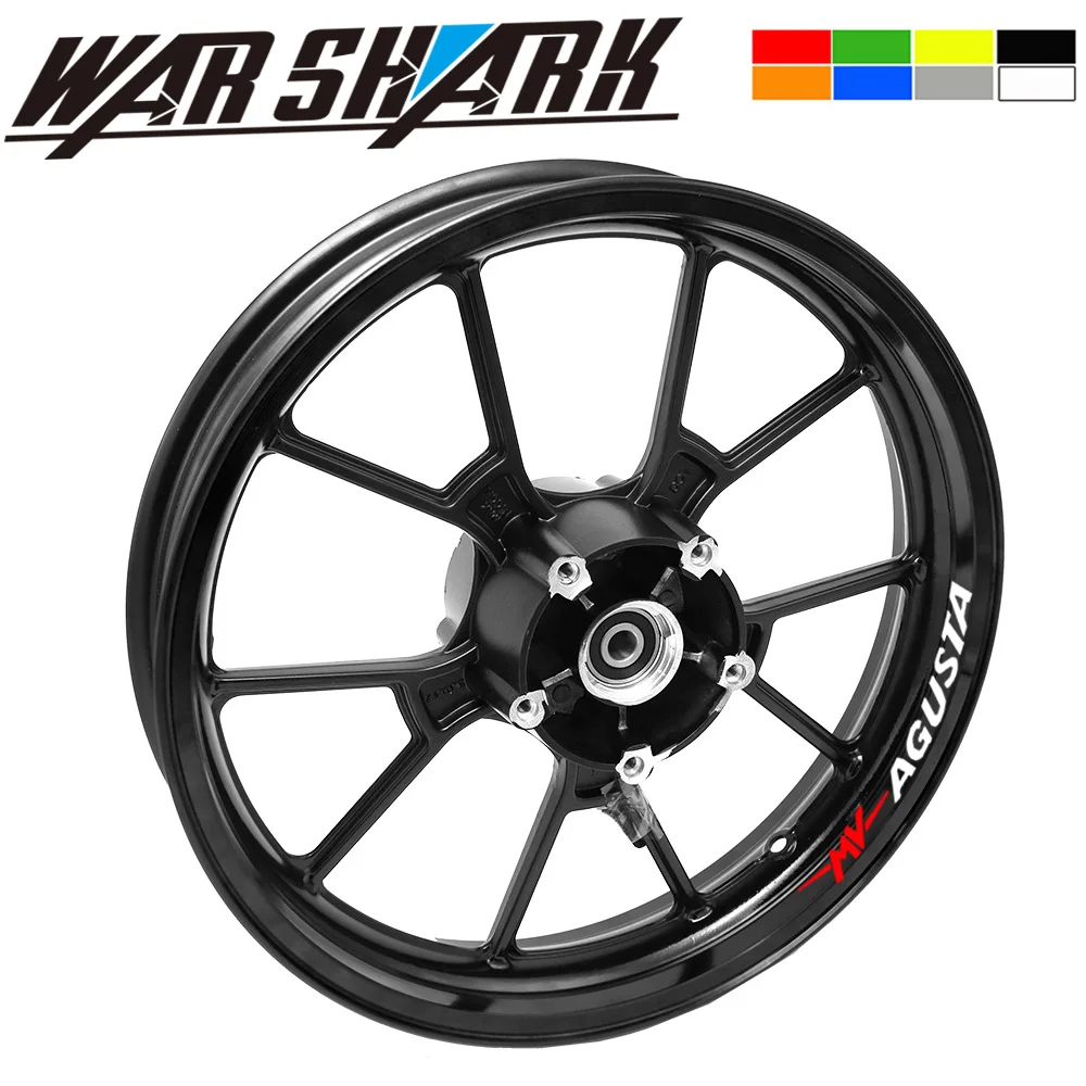 Лидер продаж наклейки на колеса мотоцикла MV Agusta светоотражающие полосы обода для
