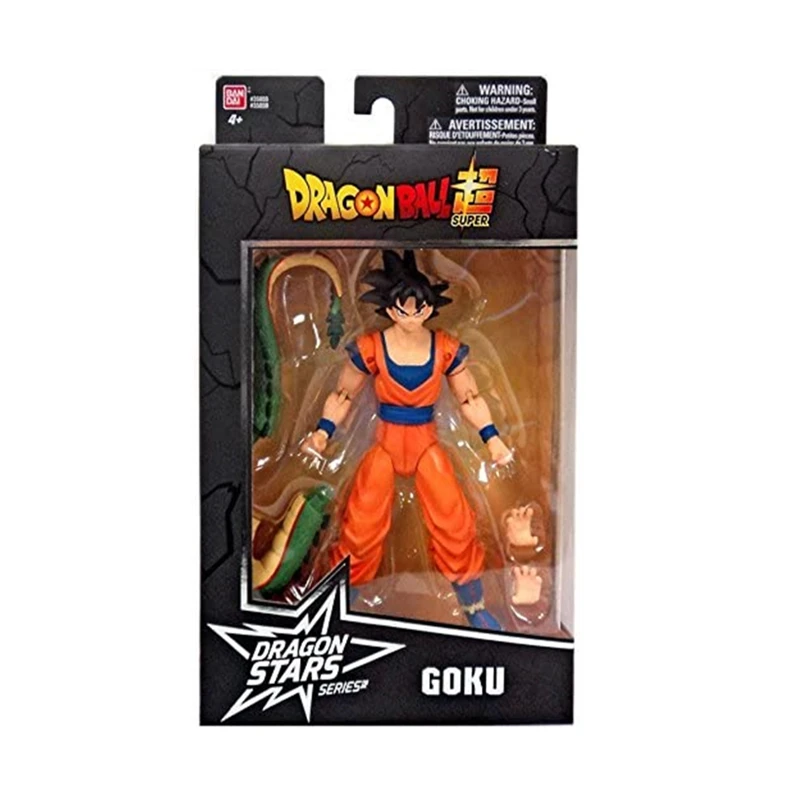 

Genuine Bandai Dragon Ball Super - Dragon Stars Black hair Goku Action Figures PVC WORLD FIGURE COLOSSEUM Animation Model Toy
