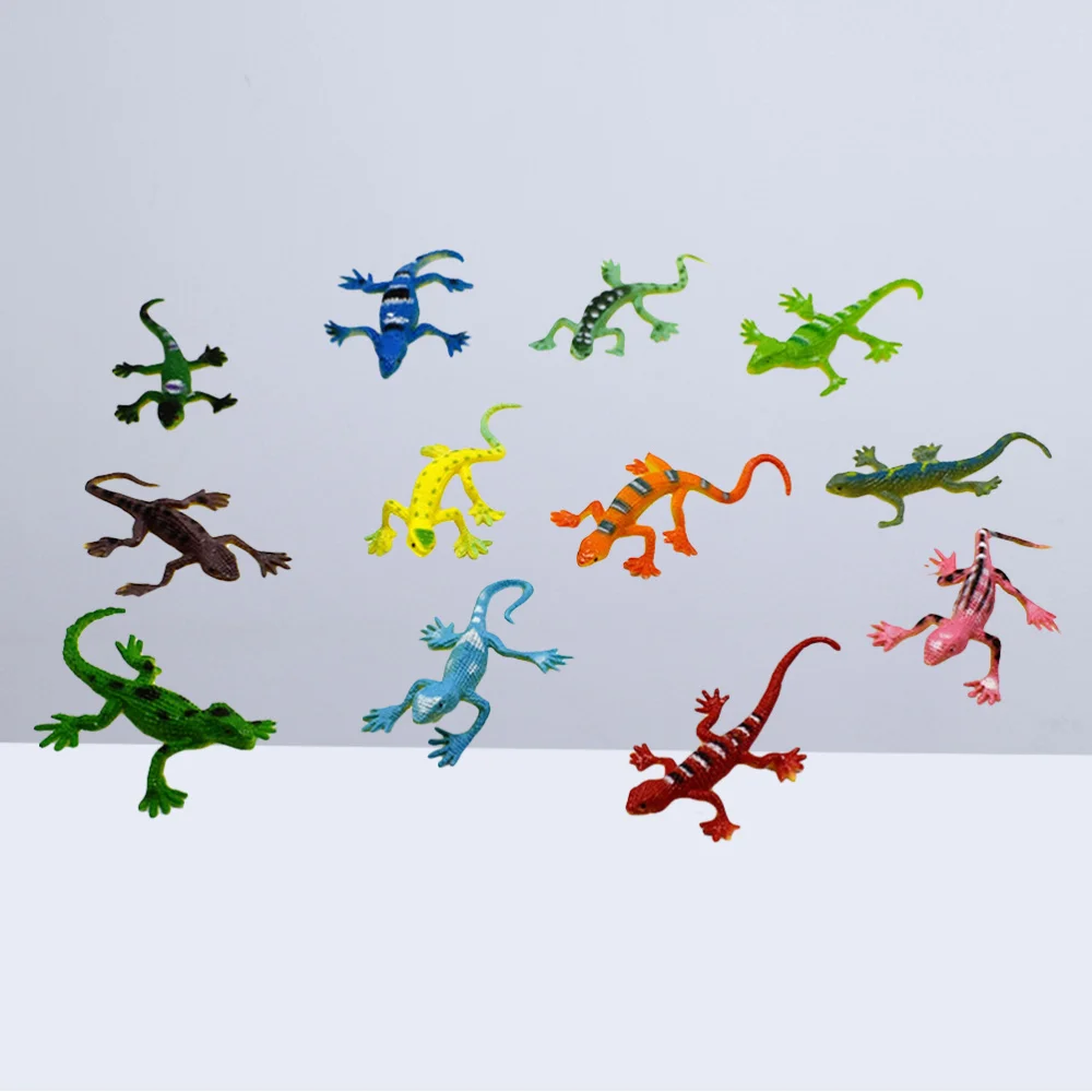 

7pcs Realistic Lizard Funny Lizard Figure Set Party Favors Gifts for Kids Children (Assorted)