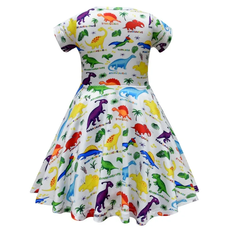 2020 рождественское платье для маленьких девочек с коротким рукавом детская