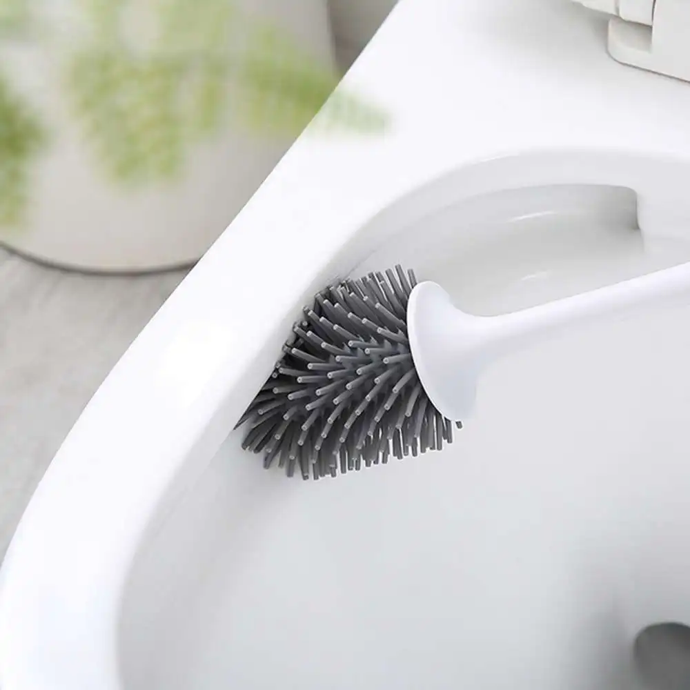 

Toilet Brush And Holder Cleaning Brush Base Wall Mount/Stand Durable Cleaning Tool Bathroom Accessories Supplies