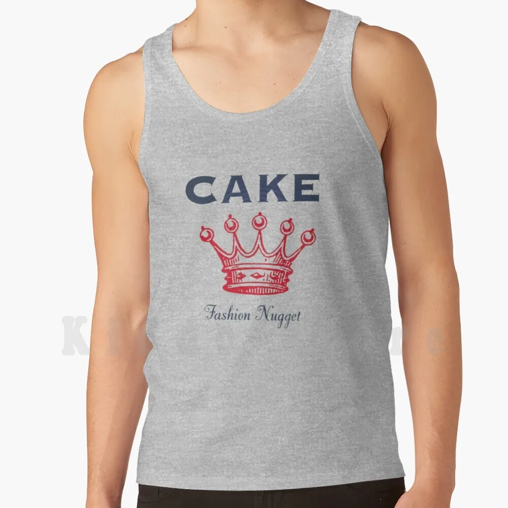 Fashion tank tops vest sleeveless Cake Fashion Nugget Music Album Record Vinyl Band Artist