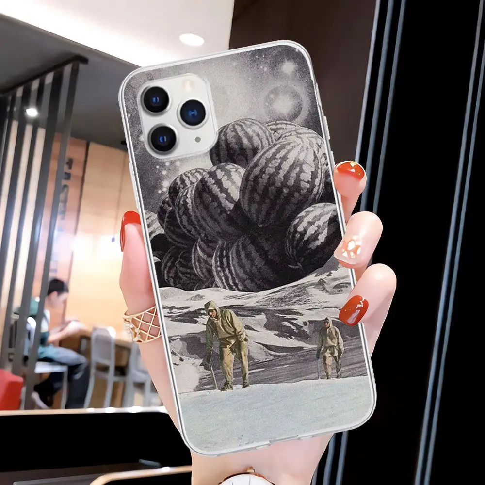 

Big Promotion Trippy Art Aesthetic Space Astronaut Transparent Cell Phone Case For Honor 8X 10i 20i 20 Lite Cover