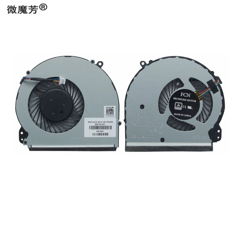 Новый ЦП вентилятор охлаждения для HP 17 X BS Y AK AK000 AK010NR AK061NR TPN M121 926724 001 856682 001|Кулеры и