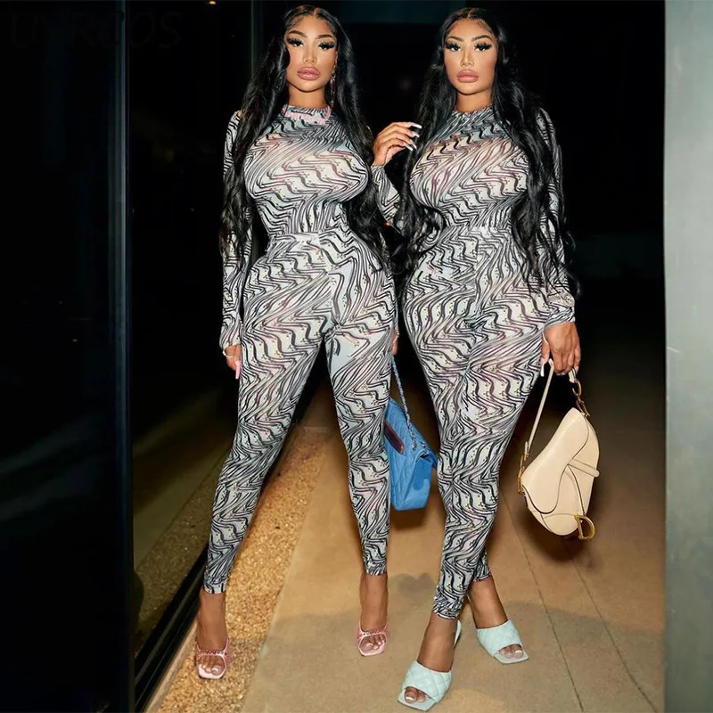 

Женские осенние Топы с длинным рукавом, длинные брюки, облегающий комплект из двух предметов с принтом, костюм, осенняя одежда, оптовая прод...