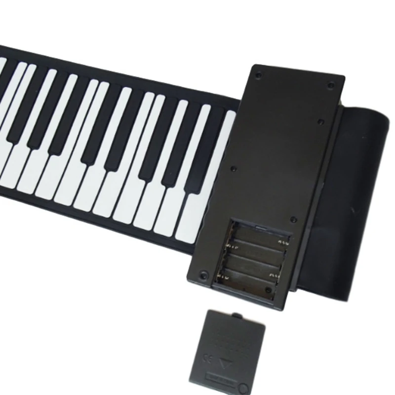 

2021 Top Roll Piano Portable Electronic Piano (61 Keys, White)