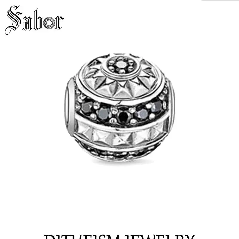 thomas DIY Beads UFO Charm 2020 silver colour jewelry Gift Women Men Boy Girl Fit Bracelets Necklace jewellery | Украшения и