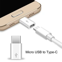 10pcs wholesale mini type c male to micro usb female adapter mobile phone charge converter mobile phone accessories