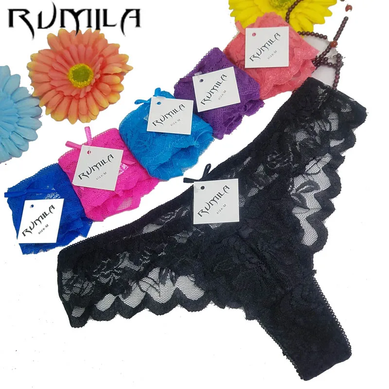 1 шт., женские кружевные Трусы-стринги, разные цвета