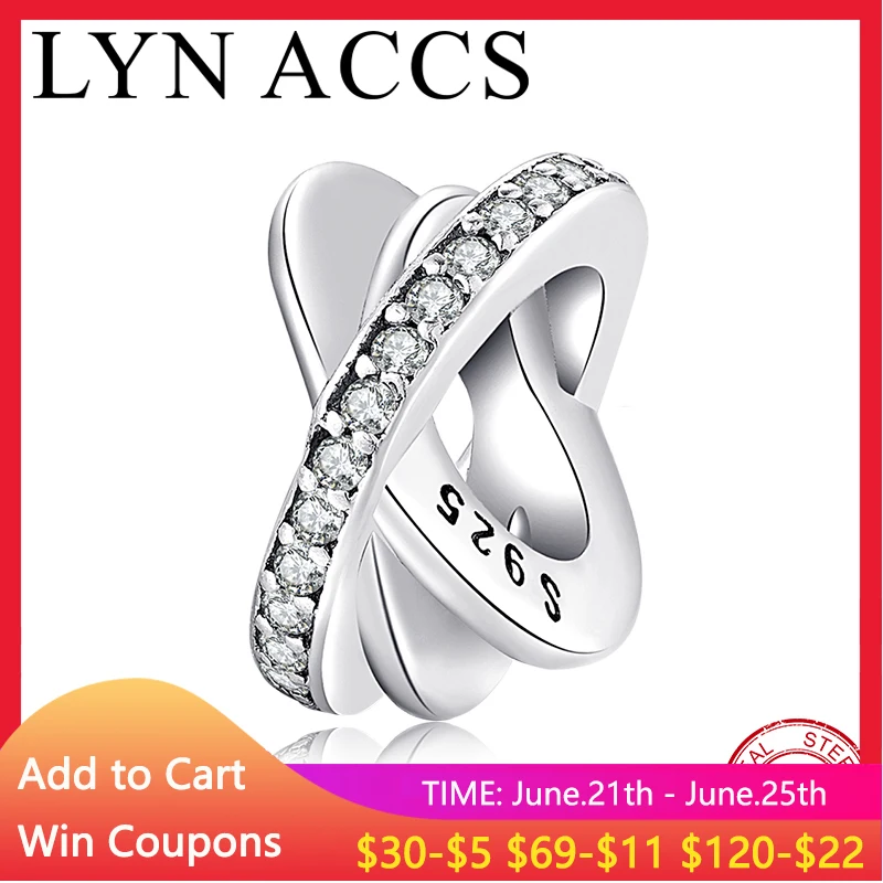 925 пробы серебро Ясно CZ изысканные небесные motion звезда кольцо драгоценные бусины