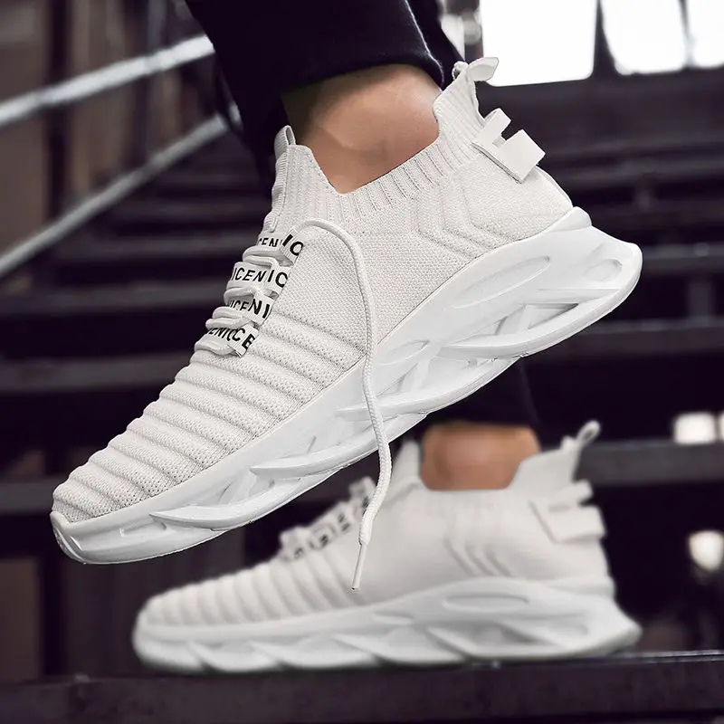 Мужская обувь для спорта и отдыха эластичные носки мужская дикая Корейская