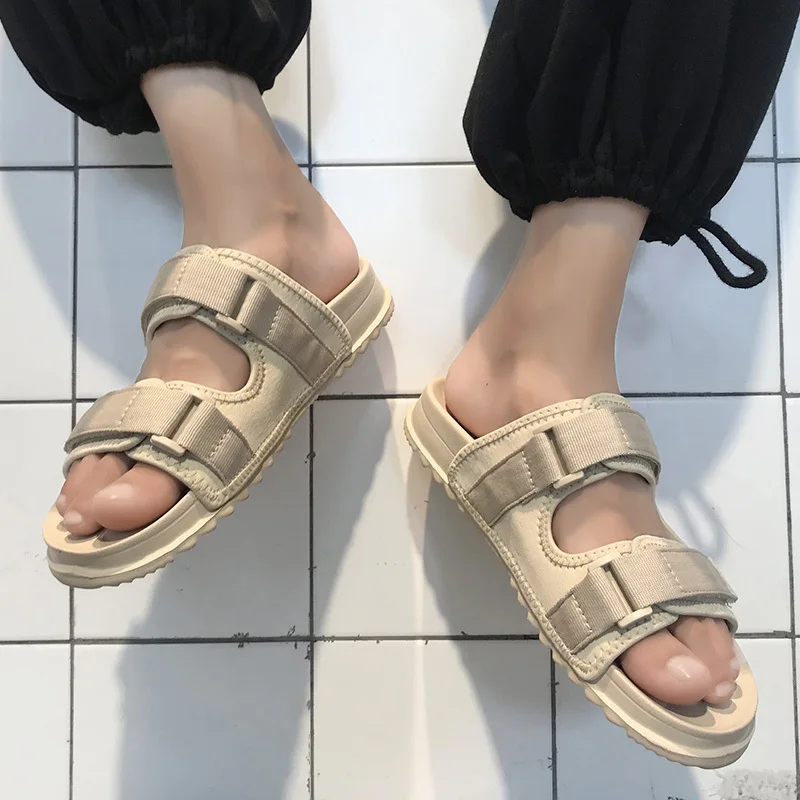 Г., летние мужские сандалии, шлепанцы женские сандалии обувь для влюбленных Туфли-светильник Модная Повседневная дышащая обувь для отдыха
