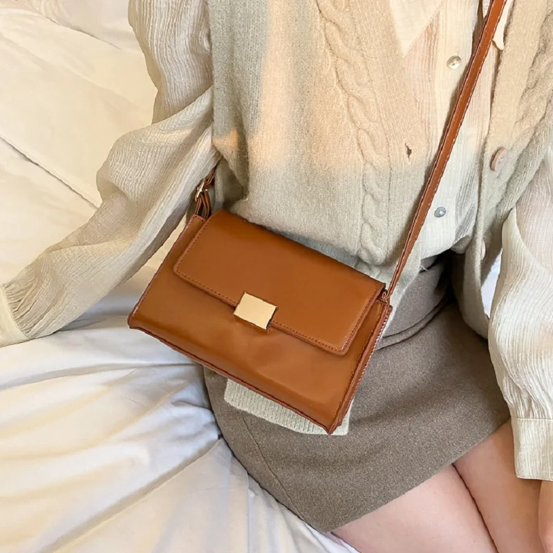 

Bag Crossbody Messenger Sling Shoulder Women Handbag Tote Clutch Female Phone Coin Purse Pu Leather Retro 2021 Mini Lady Holder