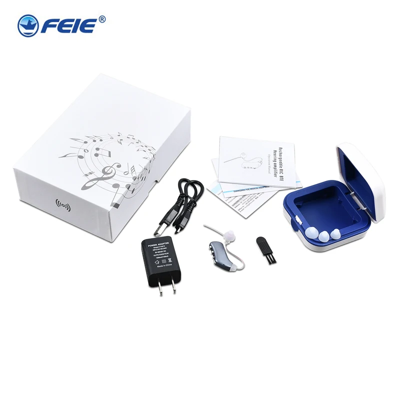 

G-28D 16 Channel Digital Hearing Aids Rechargeable Audifonos Sound Amplifier Professional Hearing Aid BTE Audifonos for Deafness