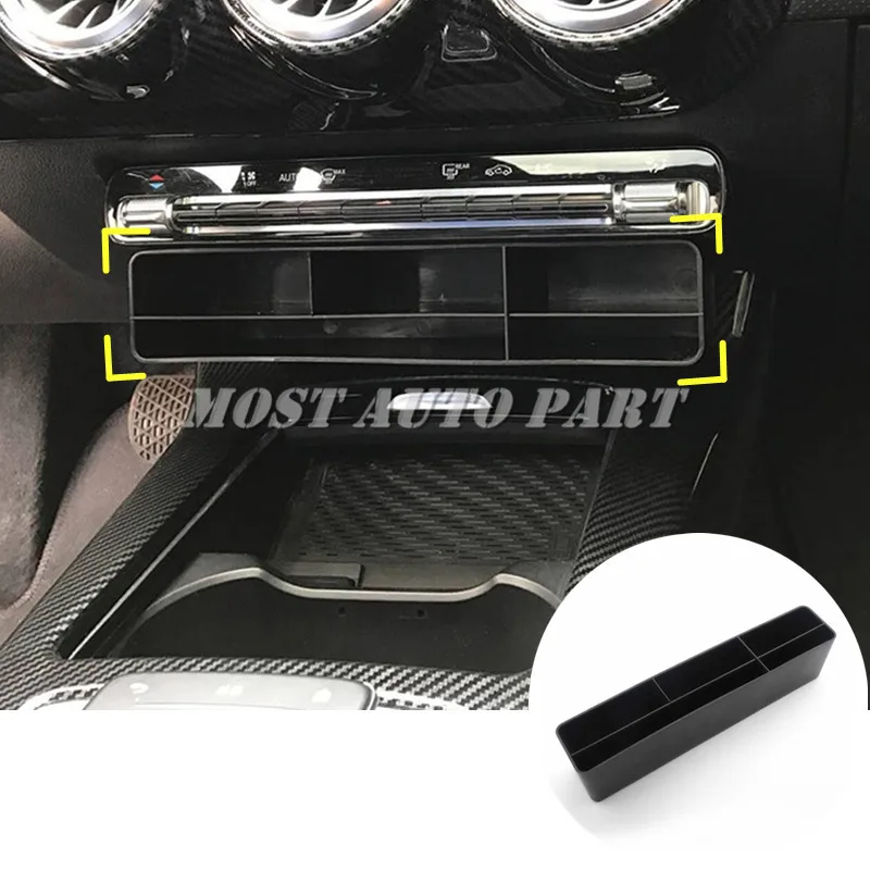 

Plastic Inner Center Console Multifunction Storage Box For Mercedes Benz A-Class W177 2019-2021 1pcs Car Decoration Car Trim