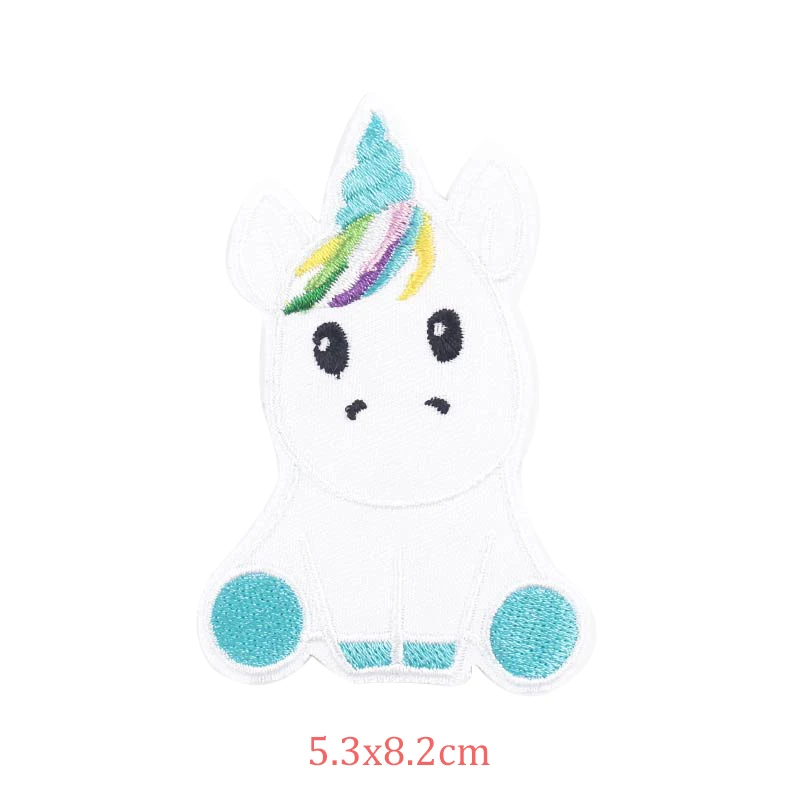 Нашивки с вышивкой в виде единорога на одежду для рюкзаков Новое поступление