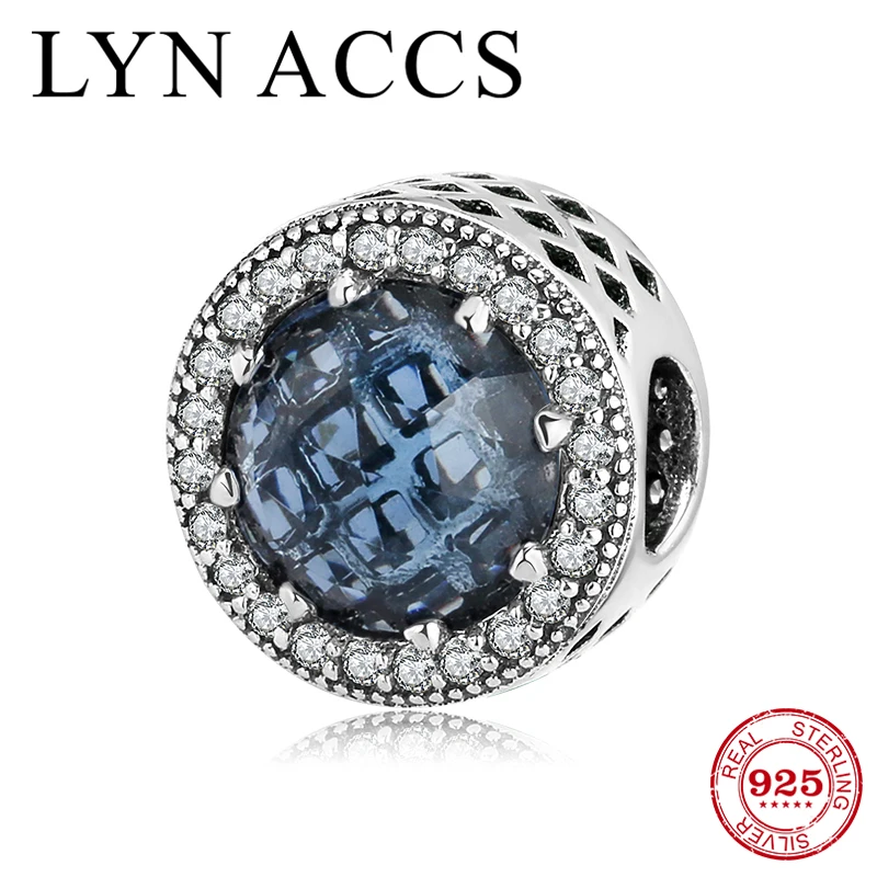 Круглые серебряные 925 пробы простые бусины-подвески в форме сердца океана сделай