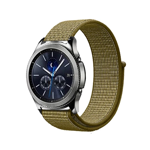 Ремешок 22 мм/20 мм для samsung galaxy watch 46 мм 42 мм active 2 40 мм 44 мм gear S3 frontier huawei gt 2 42 мм/46 мм amazfit ремешок Bip - Цвет ремешка: 32-olive flak