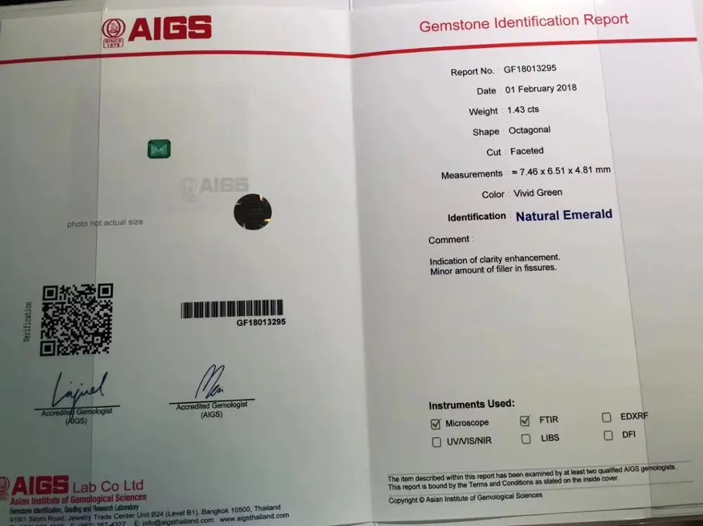 Настоящие хорошие драгоценности из золота 18 карат AU750 G18K натуральный изумрудная