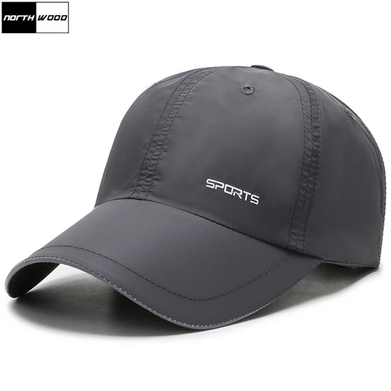 

NORTHWOOD Sports Outdoor Summer Reflective Baseball Cap Men Fast Dry Adjustable Womens Snapback Bone Casquette Trucker Caps