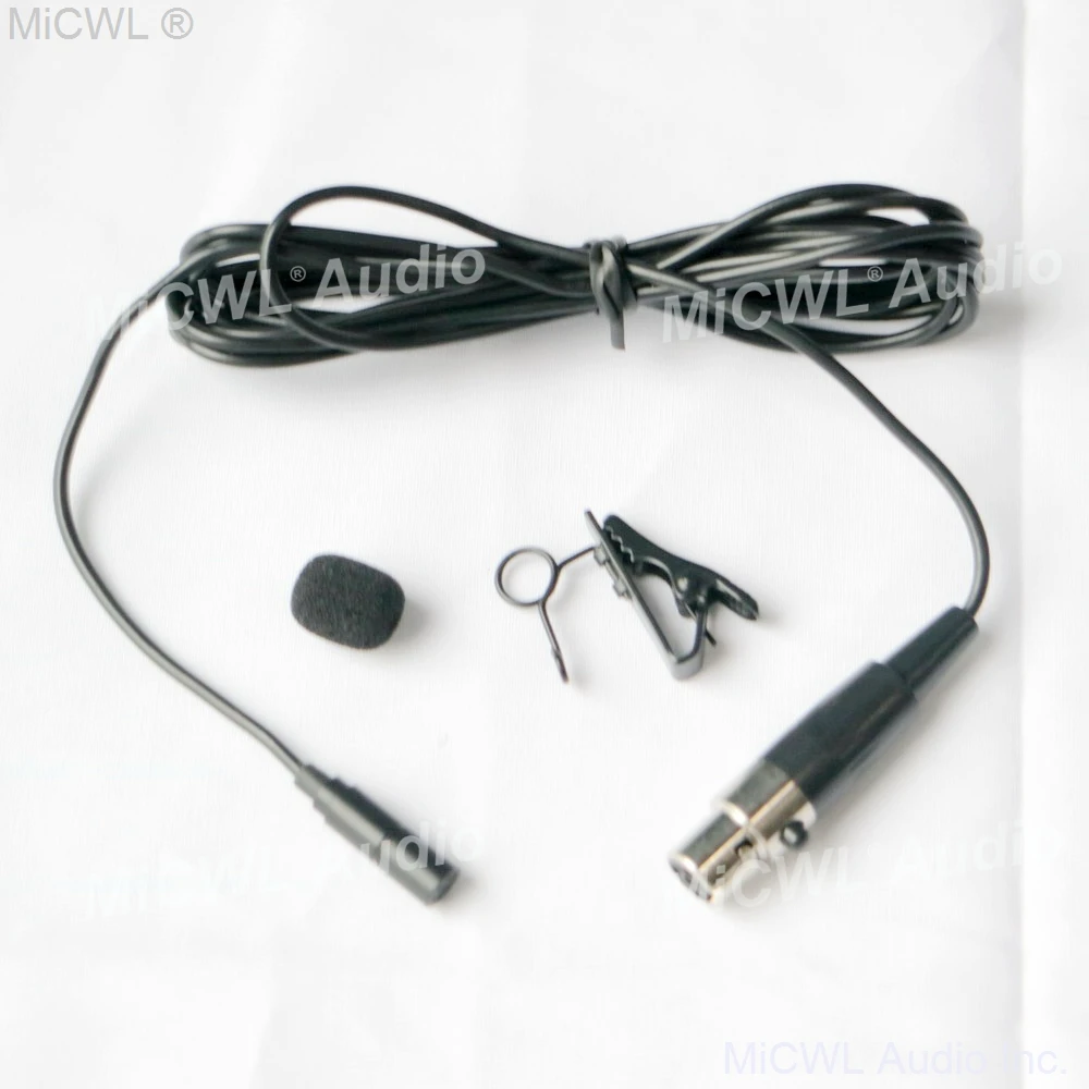 Professional ME2 Clip Lavalier Microphone for Shure Lapel Wireless System TA4F 4Pin XLR Mini | Microphones