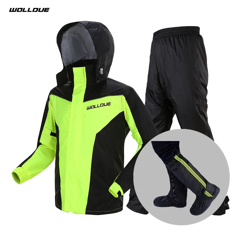 

Outdoor Raincoat Rain Pants Suit Waterproof Rain Coat Motorcycle Riding Rain Jacket Ultra-Thin Raincoat Bike Camping Rainwear