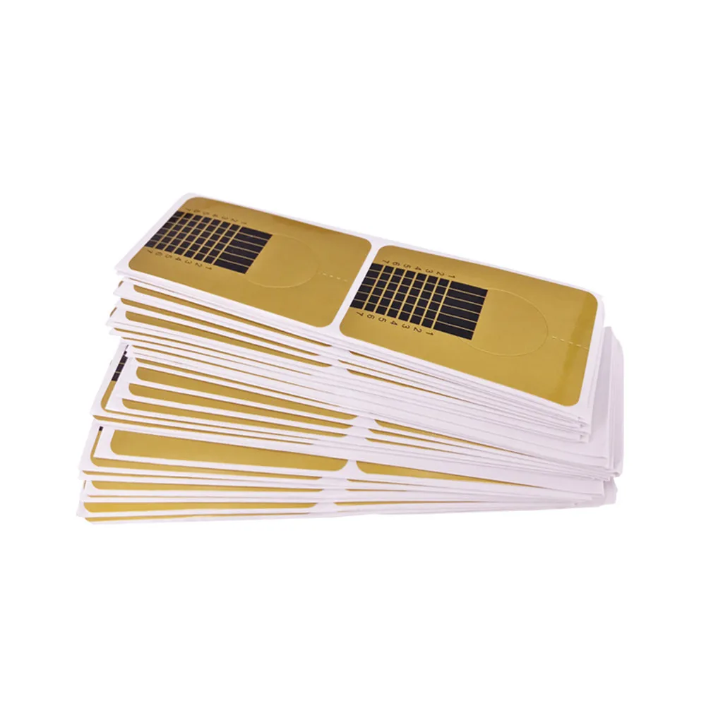 Форма для французского маникюра 100 шт. наклейка наращивания ногтей акриловый